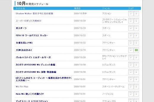 画像ギャラリー No.004のサムネイル画像 / 【お知らせ】サイトのリニューアルを実施。発売スケジュールや各種ランキング機能を実装しました