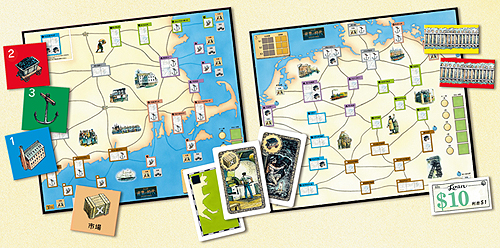 画像ギャラリー No.003のサムネイル画像 / ホビージャパン,マーティン・ウォレス作の本格経済発展ボードゲーム「産業の時代」日本語版を5月中旬に発売