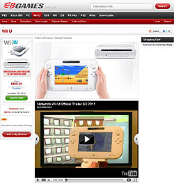 画像ギャラリー No.002のサムネイル画像 / オーストラリアのEB Gamesが「Wii U」の予約受付を開始。発売時期は「2012年」で価格は598オーストラリアドルだが,果たして真偽のほどは