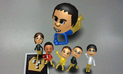 画像ギャラリー No.002のサムネイル画像 / FUJIWARAやナイナイの“スペシャルMii”が受け取れるQRコードの書かれたポスターが全国7都市の駅に登場。新しいNMB48のスペシャルMiiも公開中