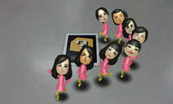 画像ギャラリー No.005のサムネイル画像 / FUJIWARAやナイナイの“スペシャルMii”が受け取れるQRコードの書かれたポスターが全国7都市の駅に登場。新しいNMB48のスペシャルMiiも公開中