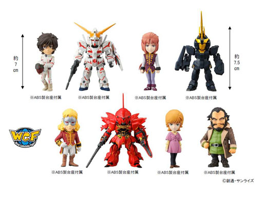 画像ギャラリー No.001のサムネイル画像 / 「機動戦士ガンダムUC」のデフォルメフィギュアが11月上旬にリリース