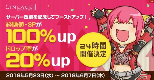 画像ギャラリー No.010のサムネイル画像 / 「リネージュ2」,ログインボーナスや経験値ブーストなど多数のイベントが同時開催