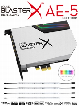 ɥɡSound BlasterX AE-5פľθǥȯ䡣οѤLEDơץ饤̤