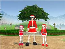 画像集#003のサムネイル/「マビノギ」,サンタ衣装やナオの振袖を冬季限定で販売開始