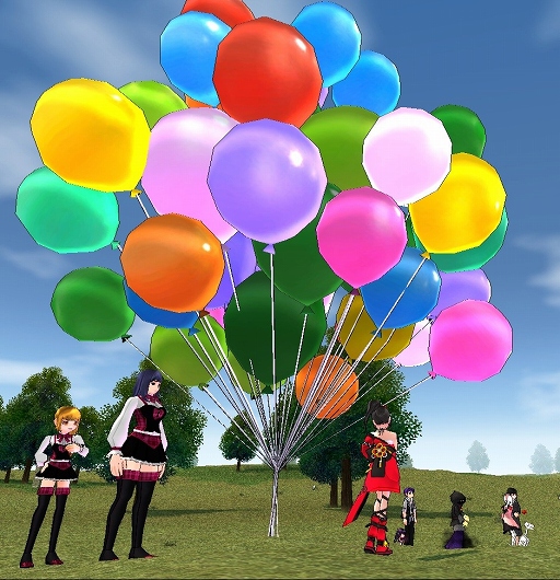 画像集#001のサムネイル/「マビノギ」,3つの部活で競う「夏合宿!風船飛ばしバトル」イベントを開催