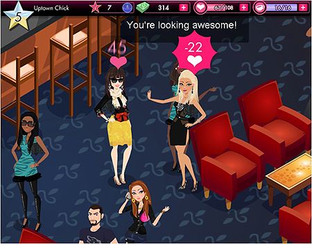 画像ギャラリー No.002のサムネイル画像 / NHN Japan,米国ソーシャルゲーム大手のCrowdStarと業務提携。「It Girl」日本語版のサービスを,ハンゲームで11月18日にスタート