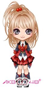 画像ギャラリー No.005のサムネイル画像 / 「ハンゲーム」アバターPureがアニメ「AKB0048」とのタイアップをスタート