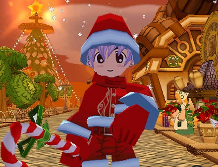 画像集#004のサムネイル/「シールオンライン」,見習い少女を助けてプレゼントをもらおう