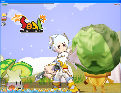 画像集#002のサムネイル/「シールオンライン」,なにが育つか楽しみなファイアーエッグを追加