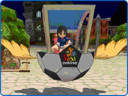 画像ギャラリー No.002のサムネイル画像 / 「シール」川でユニフォームが釣れる!? 乗れるサッカーボールも