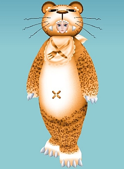 画像ギャラリー No.016のサムネイル画像 / 「Master of Epic」,渡辺とおる氏デザインの“ヒョウの着ぐるみ装備”が実装