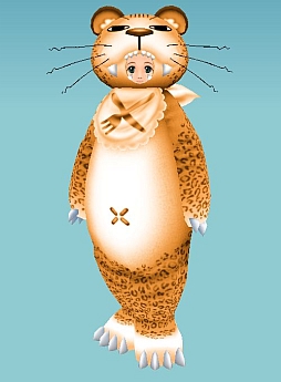 画像ギャラリー No.018のサムネイル画像 / 「Master of Epic」,渡辺とおる氏デザインの“ヒョウの着ぐるみ装備”が実装