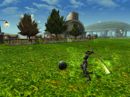 画像ギャラリー No.001のサムネイル画像 / 「ナイトオンライン」,スイカを割ってキーボードを当てよう!?