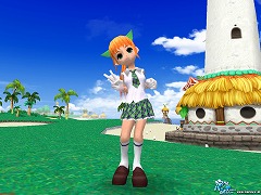 画像集#001のサムネイル/夏を先取り! 「スカッとゴルフ パンヤ」に「リベラ学園夏服」実装