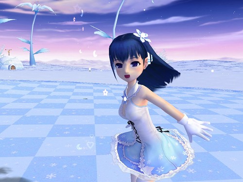 画像集#009のサムネイル/「パンヤ」,雪をモチーフとするドレスや春っぽい着物が登場