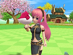 画像集#007のサムネイル/「パンヤ×巡音ルカ」,アリン専用「ルカ衣装」と「たこルカ」装備が本日登場に