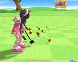 画像ギャラリー No.010のサムネイル画像 / 「パンヤ」に“ハローキティガチャ”登場。キティちゃんをあしらったクラブセットも