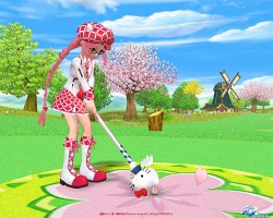 画像ギャラリー No.011のサムネイル画像 / 「パンヤ」に“ハローキティガチャ”登場。キティちゃんをあしらったクラブセットも