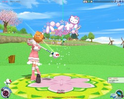 画像ギャラリー No.013のサムネイル画像 / 「パンヤ」に“ハローキティガチャ”登場。キティちゃんをあしらったクラブセットも