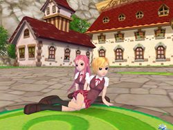 画像ギャラリー No.002のサムネイル画像 / 「パンヤ」セシリアとルーシアに「劇場版ネギま!」コラボ衣装登場&新コース「WizCity」は10月27日実装決定