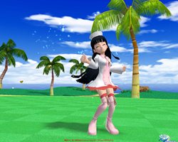 画像ギャラリー No.003のサムネイル画像 / 「パンヤ」セシリアとルーシアに「劇場版ネギま!」コラボ衣装登場&新コース「WizCity」は10月27日実装決定