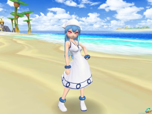 画像ギャラリー No.002のサムネイル画像 / 「パンヤ」新キャラ「スピカ」の衣装も登場する「侵略!?イカ娘」再コラボスタート