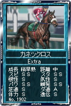 画像ギャラリー No.004のサムネイル画像 / 快速馬マサラッキ登場。「競馬伝説」,カード伝説に6月重賞勝利馬
