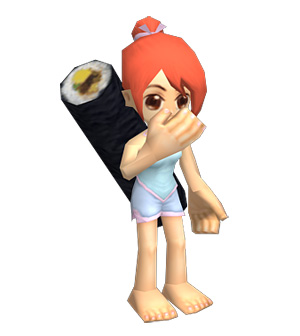 画像ギャラリー No.004のサムネイル画像 / 「M2」恵方巻きや節分豆を取り返せ&背中に担げる恵方巻きが登場