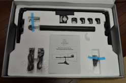 画像ギャラリー No.004のサムネイル画像 / XFXブランドの3画面ディスプレイスタンド「XFX Triple Display Monitor Stand」を組み立ててみた