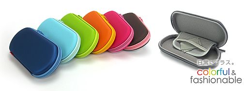 画像ギャラリー No.001のサムネイル画像 / ゲームテックのVita用セミハードポーチ7色が3月1日に1050円(税込)で発売