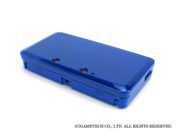 画像ギャラリー No.002のサムネイル画像 / ゲームテックの3DS用クリアカバーシリコンカバーに新色「ディープブルー」