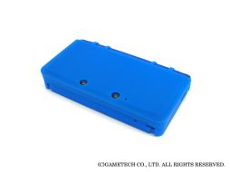 画像ギャラリー No.005のサムネイル画像 / ゲームテックの3DS用クリアカバーシリコンカバーに新色「ディープブルー」