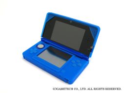 画像ギャラリー No.006のサムネイル画像 / ゲームテックの3DS用クリアカバーシリコンカバーに新色「ディープブルー」