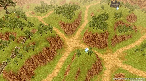 画像ギャラリー No.032のサムネイル画像 / 「ファンタジーアース ゼロ」,中華風防具や木々が広がる林道マップを実装