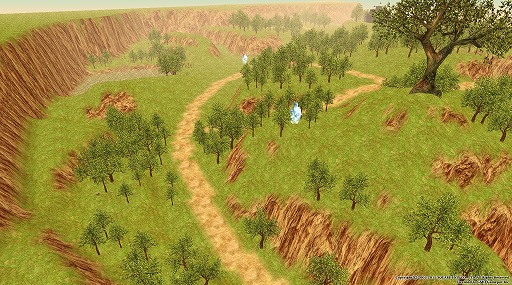 画像ギャラリー No.034のサムネイル画像 / 「ファンタジーアース ゼロ」,中華風防具や木々が広がる林道マップを実装