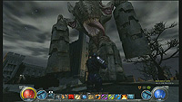 画像集#001のサムネイル/「Hellgate」,巨大ボスとの戦闘シーンを見られるムービー