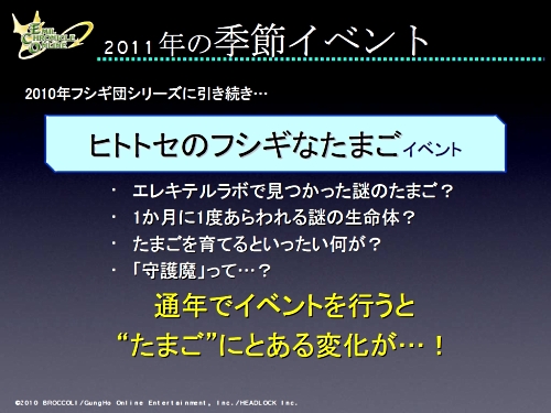 画像ギャラリー No.082のサムネイル画像 / 12月16日にSAGA12が実装。2011年のアップデート構想も発表された,ECO5周年イベント「ECO祭2010」をレポート