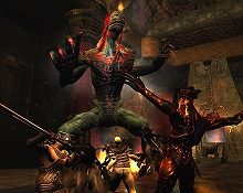 画像集#001のサムネイル/プレイシーンがたっぷり収録されたMMORPG「Age of Conan」のムービー