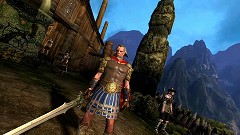 画像集#001のサムネイル/「Age of Conan」のプレイムービー。血みどろシーンが苦手な人は要注意