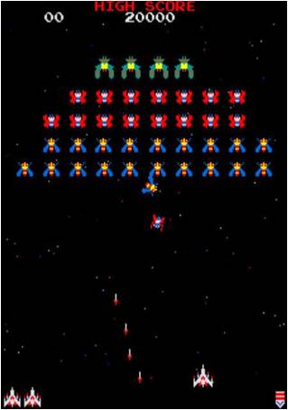 画像ギャラリー No.001のサムネイル画像 / 777タウン,1981年に登場したSTG「ギャラガ」を配信開始