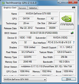 #005Υͥ/GeForce GTX 680ѤθǿǡGeForce 301.10 Driverפо졣΢ɤPCIe 3.0ǽˡ