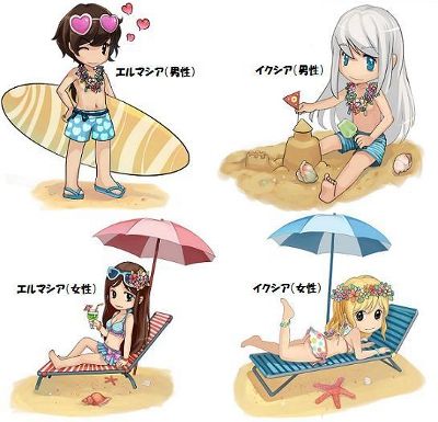 画像ギャラリー No.002のサムネイル画像 / 「君主 online」,ビーチセットがモフッと宝島に登場。使うとさまざまな効果が