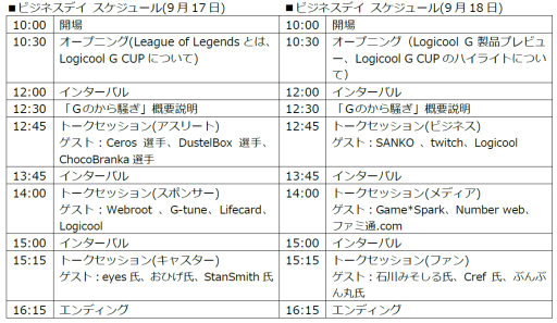 画像ギャラリー No.001のサムネイル画像 / Logicool G,TGS 2015でトーク番組や「LoL」のトーナメント大会を実施