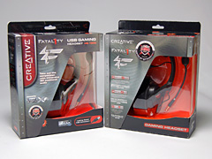 画像集#030のサムネイル/アナログ&USB。「Fatal1ty」ブランドの直販限定Creative製ヘッドセット2製品を評価する