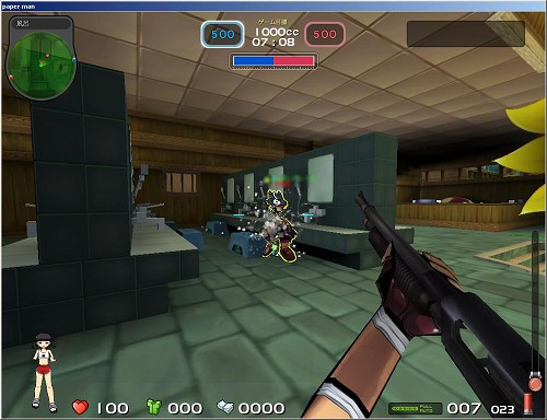 画像集#001のサムネイル/「ペーパーマン」,ショットガンや日本オリジナルマップ「銭湯」登場