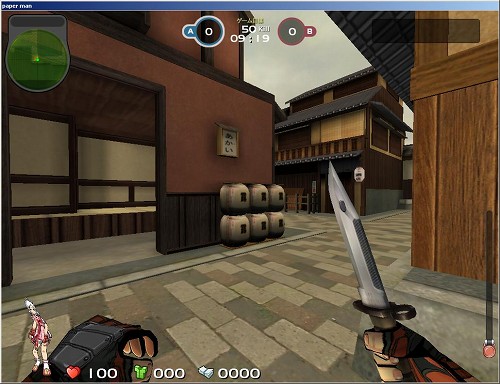 画像集#001のサムネイル/「ペーパーマン」の新マップは「京都」&新武器「CU-BK9」などを実装