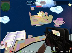 画像集#005のサムネイル/「ペーパーマン」カラフルなパステル調の新マップや制服衣装が登場