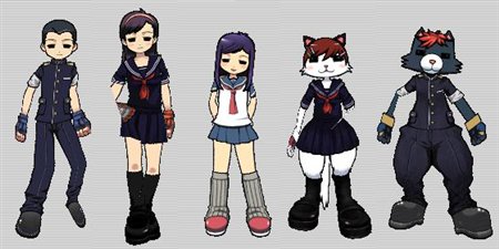 画像集#006のサムネイル/「ペーパーマン」カラフルなパステル調の新マップや制服衣装が登場