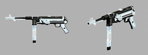 画像ギャラリー No.001のサムネイル画像 / 「ペーパーマン」,新アイテムに銀色のMP40と殿様ヘアを追加